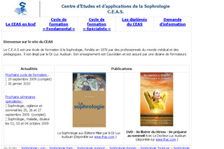 Sophrologie-ceas.org : Centre d'Etudes et d'Applications de la Sophrologie