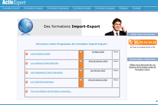 ActivExport - Formations Import/Export courtes et pratiques - Activexport.com