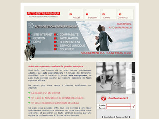 Aperçu visuel du site http://www.auto-gestion-entrepreneur.fr