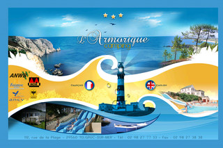Aperçu visuel du site http://www.campingarmorique.com/