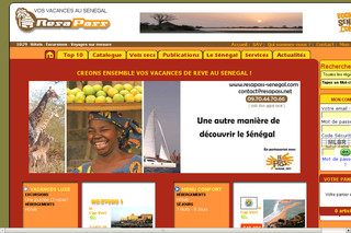 Aperçu visuel du site http://www.resapass-senegal.com