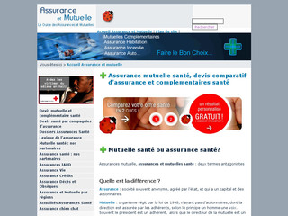 Aperçu visuel du site http://www.assurance-et-mutuelle.com