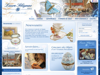Aperçu visuel du site http://www.laureselignac.fr