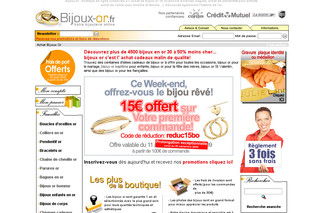 Aperçu visuel du site http://www.bijoux-or.fr