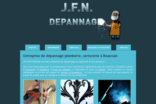 Aperçu visuel du site http://www.jfn-depannage60.fr