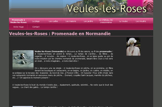 Aperçu visuel du site http://www.veuleslesroses-promenade-normandie.com