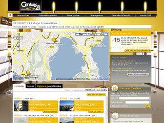 Aperçu visuel du site http://www.century21lafagetransactions.com