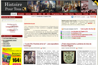 Aperçu visuel du site http://www.histoire-pour-tous.fr/