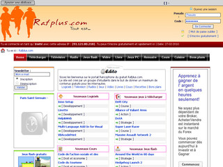 Aperçu visuel du site http://www.rafplus.com