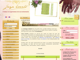 Aperçu visuel du site http://www.accessoire-mariage.com