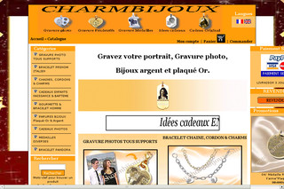 Aperçu visuel du site http://www.charmbijoux.com