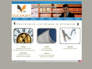 Aperçu visuel du site http://www.docapoint.com