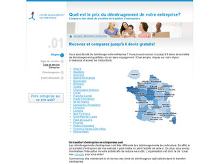 Aperçu visuel du site http://www.demenagement-entreprise.com