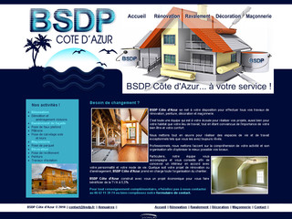 Aperçu visuel du site http://www.bsdp.fr