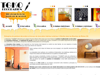 Aperçu visuel du site http://www.tgko.fr