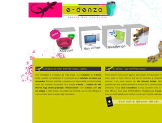 Aperçu visuel du site http://www.e-denzo.fr