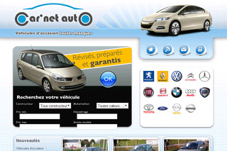 Aperçu visuel du site http://www.car-net-auto.com