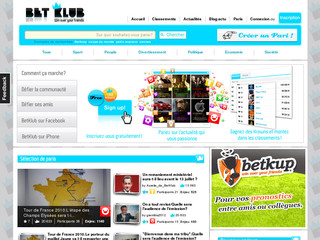 Aperçu visuel du site http://www.betklub.fr