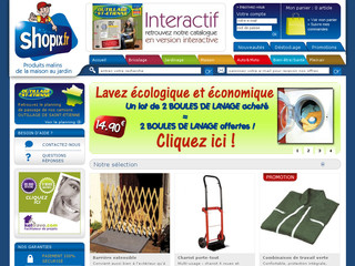 Aperçu visuel du site http://www.shopix.fr