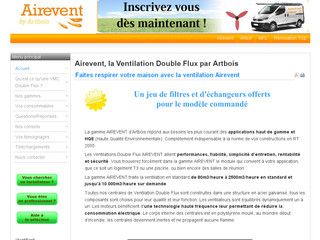 Airevent, la Ventilation Double Flux par Artbois - Ventilationdoubleflux.com