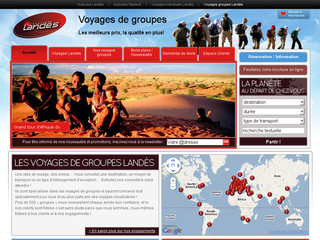 Aperçu visuel du site http://www.groupes-landes.fr