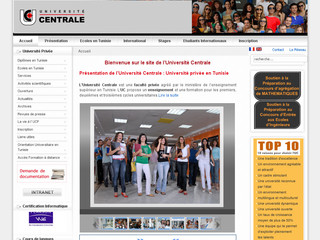 Université Centrale de Tunisie - Universitecentrale.net