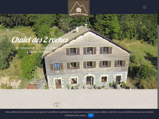 Aperçu visuel du site http://chaletdes2roches.fr Aperçu visuel du site http://chaletdes2roches.fr