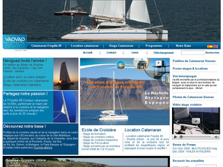 Aperçu visuel du site http://vaovao-yachting.com/