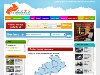 Aperçu visuel du site http://www.actualpes.fr