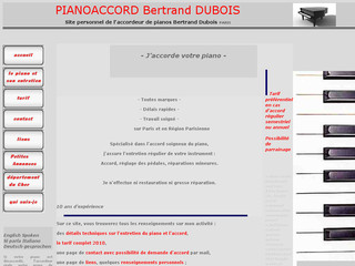 Aperçu visuel du site http://www.pianoaccord.fr/