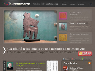 Aperçu visuel du site http://www.laurentmarre.com/