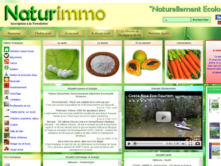 Aperçu visuel du site http://www.naturimmo.com