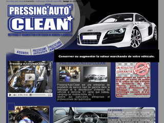 Aperçu visuel du site http://pressing-auto-clean.com