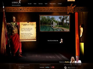 Aperçu visuel du site http://www.lodgek.com/