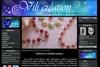 Vilicreation.com - Bijoux fantaisie artisanaux - Vili Création Vilicreation.com - Bijoux fantaisie artisanaux - Vili Création