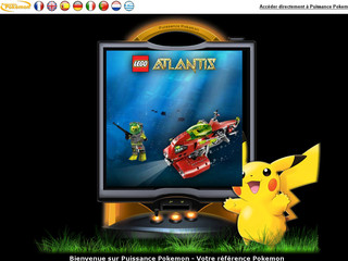 Aperçu visuel du site http://www.p-pokemon.com