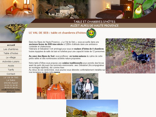 Aperçu visuel du site http://www.chambres-hotes-alpes.com