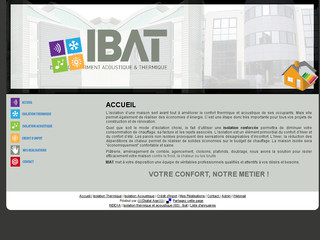 Aperçu visuel du site http://www.ibat-60.fr