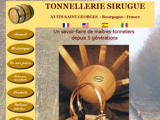 Aperçu visuel du site http://www.sirugue.com
