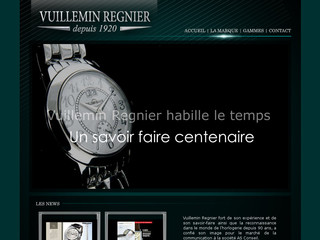 Aperçu visuel du site http://www.vuilleminregnier.fr/