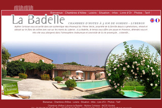 Aperçu visuel du site http://www.la-badelle.com/