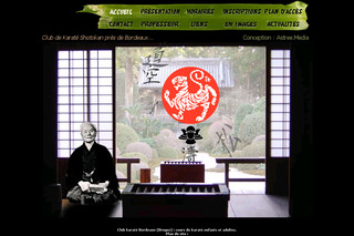 Aperçu visuel du site http://www.karate-bruges.fr