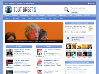 Aperçu visuel du site http://www.tout-brest.com