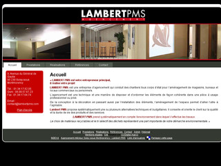 Aperçu visuel du site http://www.lambert-pms.com/