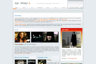 Aperçu visuel du site http://www.ege-design.fr