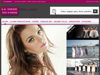 Aperçu visuel du site http://la-mode-tendance.com