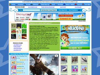 Aperçu visuel du site http://www.flash-games.fr/