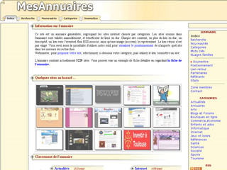 Aperçu visuel du site http://annuaire.mesprogrammes.net