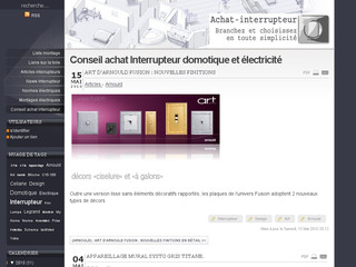 Aperçu visuel du site http://www.achat-interrupteur.fr