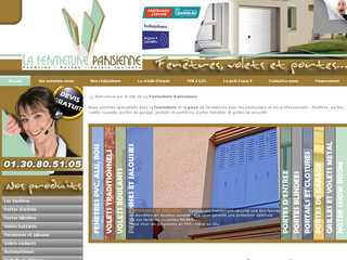 Aperçu visuel du site http://www.lafermetureparisienne.fr